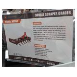 DOUBLE SCRAPER GRADER