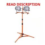 1000-Watt Halogen Twin-Head Tripod Work Light
