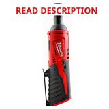Milwaukee M12 12V Cordless 3/8 in. Ratchet