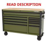 Standard-Duty 52 in. Army Green Workbench (Dented