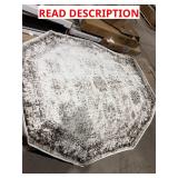 Unique loom 5 3" octagon rug