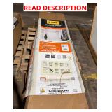 Steel Panel Garage Door, 8x7 White (Dented)