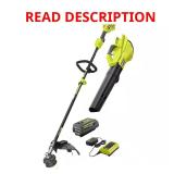 40V Cordless String Trimmer & Blower Kit