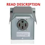 Leviton 50-Amp Outdoor EV Outlet