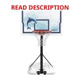 Lifetime 44" Poolside Basketball White/Blue