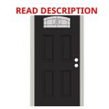 Smooth Pro 36x80 4-Panel Front Door