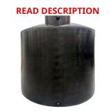 2500 Gal Black Poly Water Tank