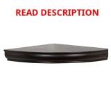 12in Corner Shelf by Home Decorators - Black