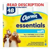 Charmin Essentials Toilet Paper (12 Mega) 4 x bid