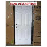 White Metal Door