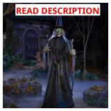 7 ft Wicked Woods Animated LED Witch