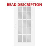 (2)Reliant 32x80 RH FullLite 15L Door Slab black