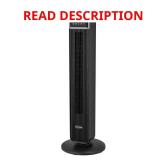 36 in. 4-Speed Oscillating Tower Fan no base