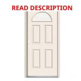 Primed Steel Front Door, RH Inswing