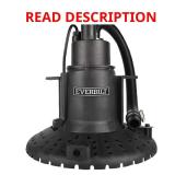 Everbilt 1/4 hp Submersible Pool Cover Pump