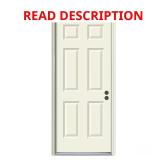 32x80 6-Panel Primed Door frame damaged