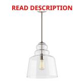 Agatha 12.5 x 14.75 in. 1-Light Pendant