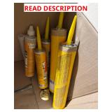Miscellaneous concrete sealant and repair