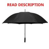 5 ft. Golf Umbrella in All Black