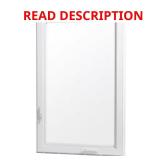 30x48 in White Vinyl Window with Screen