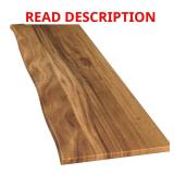 Saman Solid Wood Countertop, Live Edge