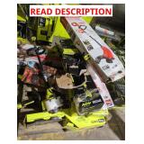 Ryobi Tools & More Skid Lot (Missing Pieces)