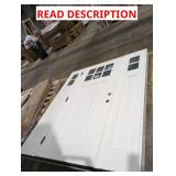 Large White Exterior Door (scratched)