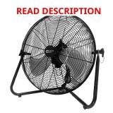 20 in. 3-Speed High Velocity Floor Fan missing pa