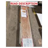 Misc bifold door lot