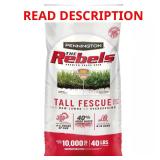 Rebels 40 lb Tall Fescue Seed Blend 2x Bio bag op