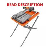 9 Amp Corded 7 in. Wet Tile Saw with Stand (missi