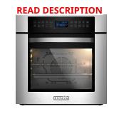 Empava 24" Single Electric Wall Oven SS