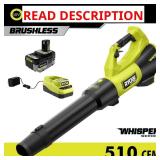 ONE+ HP 18V Brushless Leaf Blower (missing batter