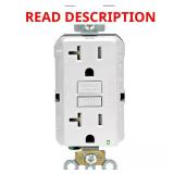 Leviton 20A 125V SmartLock GFCI GFTR2-4W