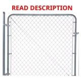 Expandable Chain Fence Gate Kit 6x4ft