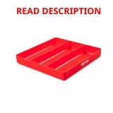 3-Compartment Organizer Tray (Red)