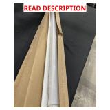 37.25" x 72" White Vinyl Shade