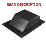 Master Flow SSB960ABL Roof Louver Black 6 Pack