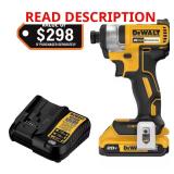 20V MAX Brushless 1/4 in Impact Driver Kit