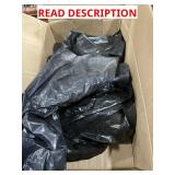 Box of black garbage bags