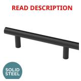 (8) Matte Black Drawer Bar Pull 6-5/16"