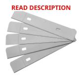 Steel Scraper Blades for Glass/Tile (10-Pack)