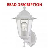 14.38 in. Hardwired White Outdoor Coach Sconce Wi