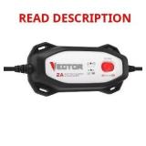 Vector 2-Amp Charger/Maintainer, 6/12V, White