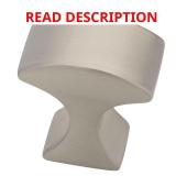 (24) Decca 1 in. Satin Nickel Cabinet Knob