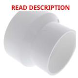 4 in. x 3 in. PVC DWV Hub Reducer Coupling