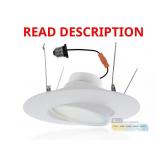 Nuwatt 6" LED adjustable retrofit Downlight