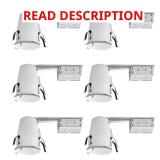 H99 4 in. Recessed Lighting Housing (6-Pack)
