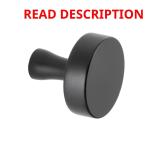 Sumner St Home Hardware 1-1/8-in Black Knob