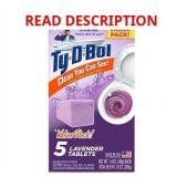 Ty-D-Bol Bleach-Free Toilet Tablets 5 Pack